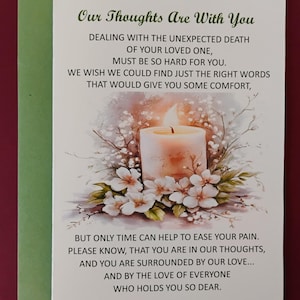 Memorial Sympathy Bereavement Remembrance Digital Instant Download Card for  Loss Death of Mother  Father Brother Sister Friend Son Daughter