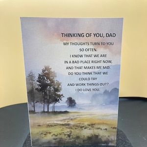 Sorry Dad Digital Printable Blank Card, Dad Apology Card, Sorry Father Card, Can You Forgive Me Card, Instant Apology Card For Dad Father,