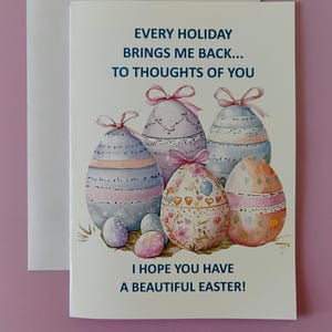 Friend Easter Card, Digital Easter Cards, Instant Easter Cards, Aunt Uncle Grandmother Grandfather Sister Brother Mother Father Easter Card,