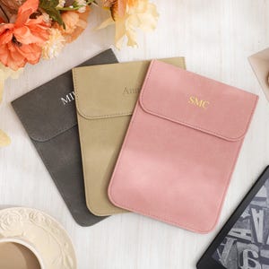 Customized Kindle Paperwhite Case, Kindle Soft Case, Kindle eReader Soft Leather Case Protective Sleeve, Kindle Accessories, Kindle Case 6 image 2