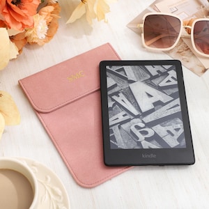 Customized Kindle Paperwhite Case, Kindle Soft Case, Kindle eReader Soft Leather Case Protective Sleeve, Kindle Accessories, Kindle Case 6 image 3