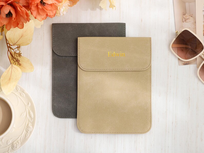 Customized Kindle Paperwhite Case, Kindle Soft Case, Kindle eReader Soft Leather Case Protective Sleeve, Kindle Accessories, Kindle Case 6 image 6