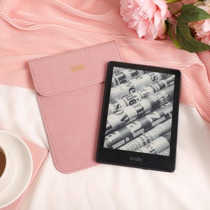 Customized Kindle Paperwhite Case, Kindle Soft Case, Kindle eReader Soft Leather Case Protective Sleeve, Kindle Accessories, Kindle Case 6