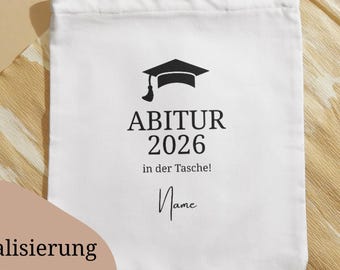 Graduation Gift 2026 | Personalized Tote Bag | "Graduation in Your Pocket" | Graduation Gift | Congratulations on Graduation | Graduation | Jute Bag