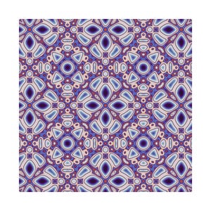 Serene Buntes Tesselation Satin Poster