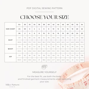 Body size chart