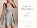 Mini Dress Sewing Pattern| Square Neck Dress Pattern| Cottage Core Dress| Bow Dress Pattern|Plus Size Sewing Pattern| US 0-22