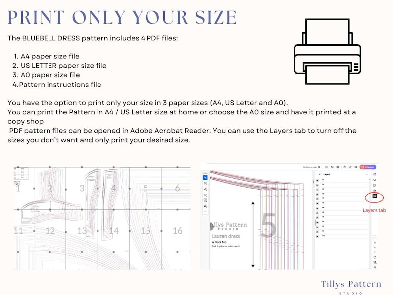 How to print pages, choose your size and save time and ink