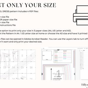 PDF Digital sewing pattern. Maxi dress pattern. Easy beginner pattern 12 sizes: US 00-20, EU 30-52. Step by step easy sewing instructions. Sewing tutorial. Evening gown with slit digital pattern. The Christel maxi dress digital PDF sewing pattern package includes 4 PDF files:A4 paper size pattern for home printing, US paper size pattern for home printing, A0 paper size pattern for print shop printing and Pattern instructions file with size chart, cutting and printing layout, pattern pieces.