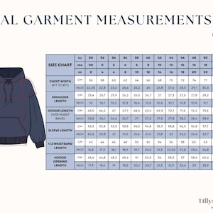 Final Ariana oversized hoodie measurements