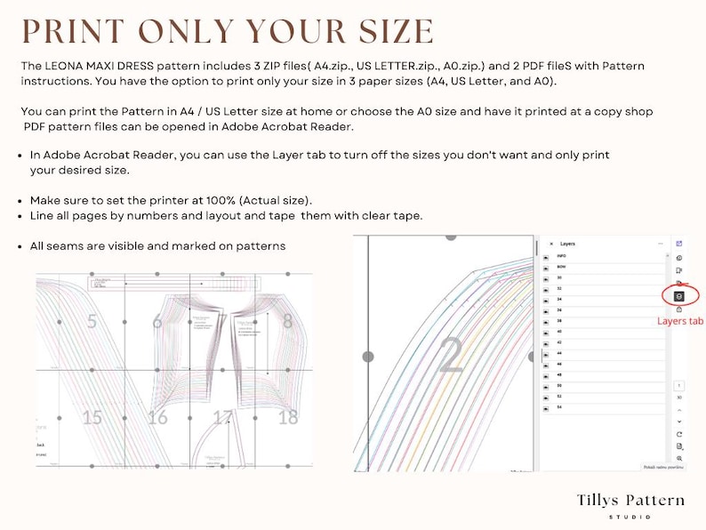 How to print only the size you need and save time and ink