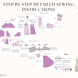 PDF Digital sewing pattern. Corset dress pattern. Easy beginner pattern 12 sizes: US 00-20, EU 30-52. Step by step easy sewing instructions.
Evening Bustier Dress Sewing Pattern| Slit Dress Pattern| Corset Dress Pattern|  Wedding Dress| Plus Size Sewing Pattern| US 00-20