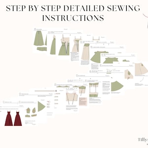 Illustrated sewing tutorial on 35 pages.