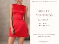 Mini Dress Sewing Pattern| Open back mini dress| Hourglass Shape Dress| Wedding guest dress| Prom Dress Pattern| Homecoming dress| US 0-22