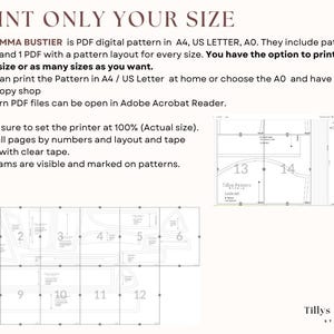 Print only your size.