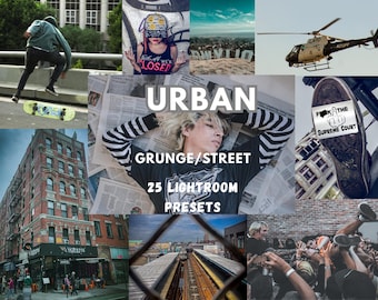 25 Urban Grunge Alternative Goth Street Lightroom Desktop Instagram-presets