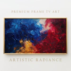 Abstract Frame Tv Art, Modern Tv Art, Digital File for Frame Tv, Colorful Wall Art, Digital Frame Tv Art Downloadable, Tv Art Print