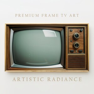 Vintage Tv Art Print, Digital Frame Tv Art, Retro Tv Artwork, Mid Century Modern Tv Décor, Frame Tv Art, Old Tv Art, Vintage Tv Digital