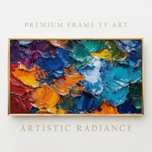 Frame Tv Art Digital Download, Abstract Frame Tv Art, Colorful Tv Art for Frame Tv, Modern Wall Art Digital File, Tv Art Download
