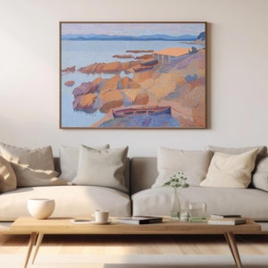 Henri-Edmond Cross Calanque des Antibois | Giclée Fine Art Print | Timeless French Artwork | Unique Gift | Impressionist Art