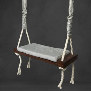 Adult swing, Tree Swing, Rope Swing, Bench Swing,Backyard Swing,Bench Style Swing,Wooden swing in the open air, Luxury swing,for the nursery