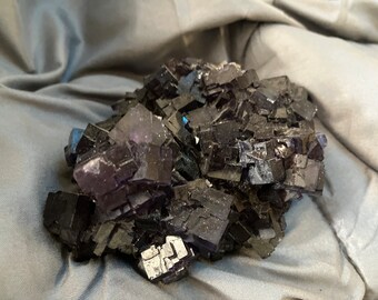 Beautiful DEEP Purple Fluorite Specimen!