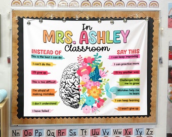 Custom Teacher Name Tapestry, In Classroom Tapestry For Teacher, BacK To School Gift, Classroom Decor, Teacher Welcome Banner, Teacher Gift