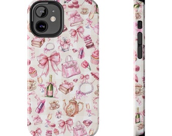 Pink Phone Case Preppy Cute Aesthetic Phone Case iPhone phone case Samsung Galaxy phone case Google pixel phone case Tough Case