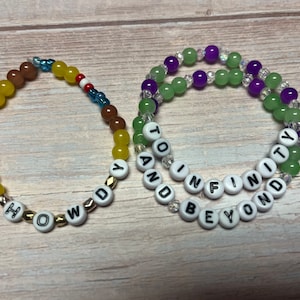 Toy Story inspired bracelets
