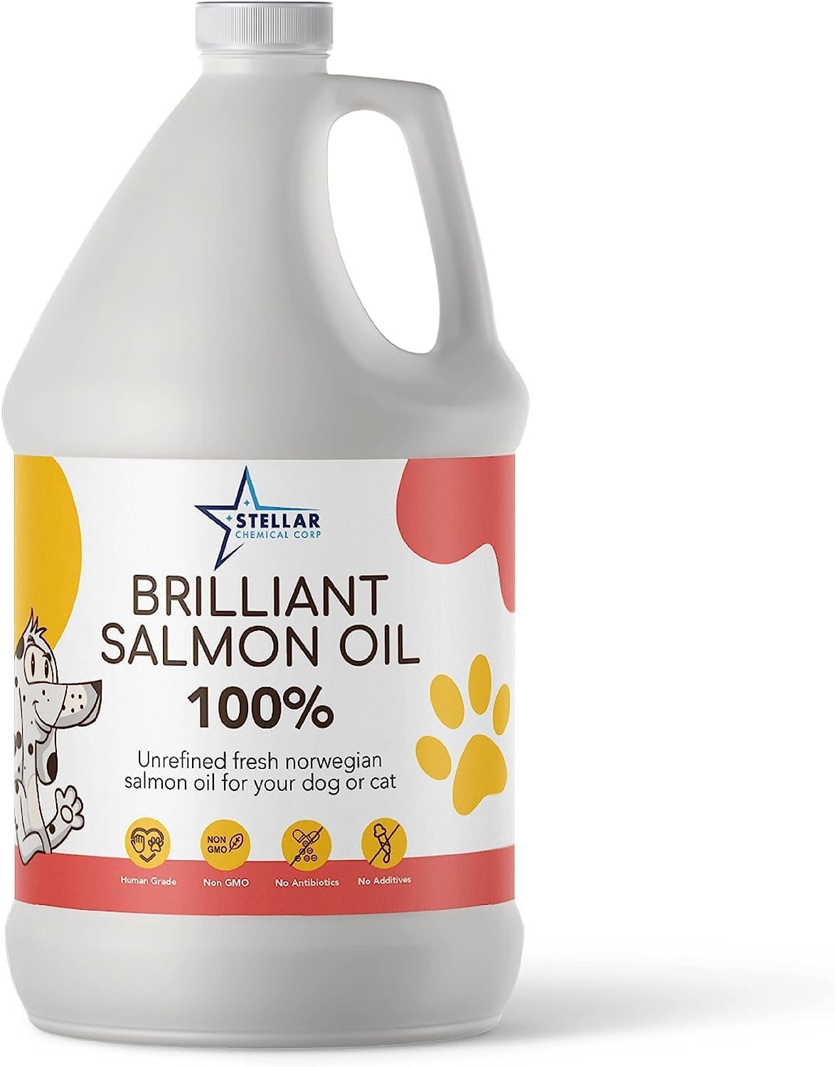 Pure Wild Alaskan Salmon Oil for Dogs & Cats- 1 Gallon - Stellar ...