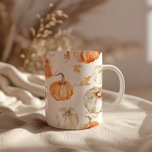 Kürbisbecher, Herbstkaffeetassen, Kaffeetassen für die Herbstsaison, lustige Herbstkaffeetasse, niedliche Kürbistasse, Kürbiskaffeetasse, Herbstgeschirr