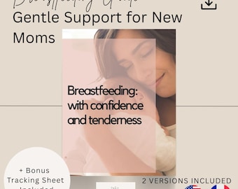 Breastfeeding Guide eBook | Nursing Tips for New Moms | Infant Feeding Support | Postpartum Lactation Help