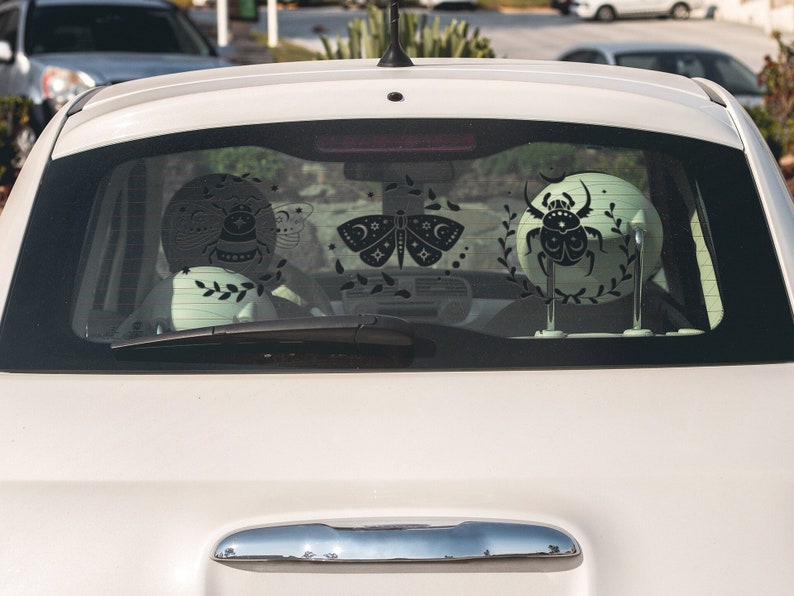 Magic Bee Beetle Moth Decal Celestial Decals Nature Car Window Decals ...