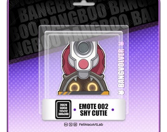 Bangvolver Shy Cutie Emote Twitch / Discord / Stream / Vtube / ZZZ Zenless Zone Zero