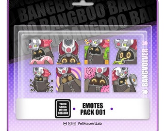 Bangvolver Bangboo Emotes Pack 001 Twitch / Discord / Stream / Vtube / ZZZ Zenless Zone Zero