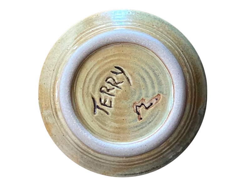 Small Chanterelle Mushroom Plate, decorative ring or trinket dish image 2