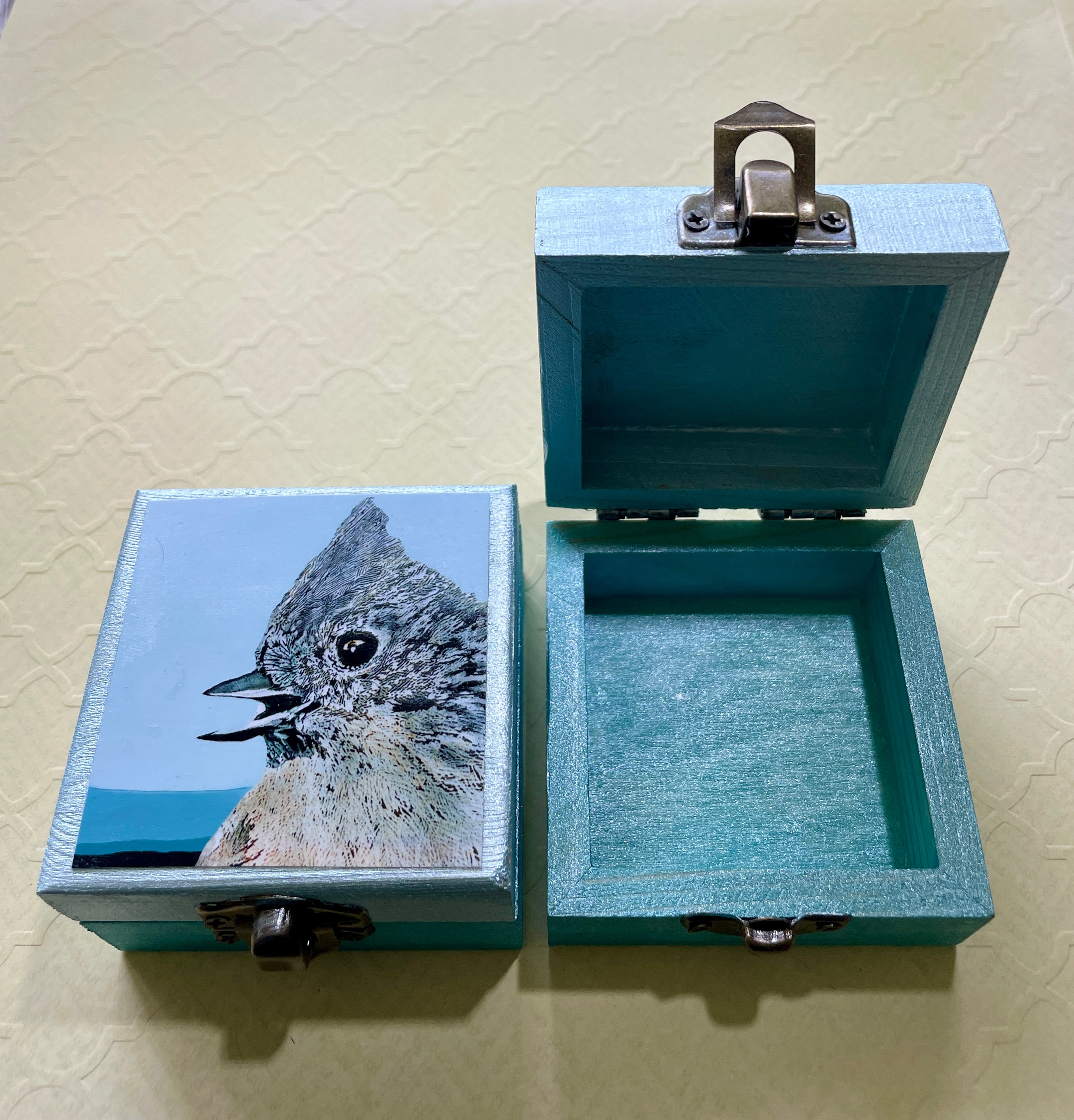 Unique and Gorgeous Bird-themed Boxes. 2.75 (L) X 2.75 (W) X 1.5 (H) In ...