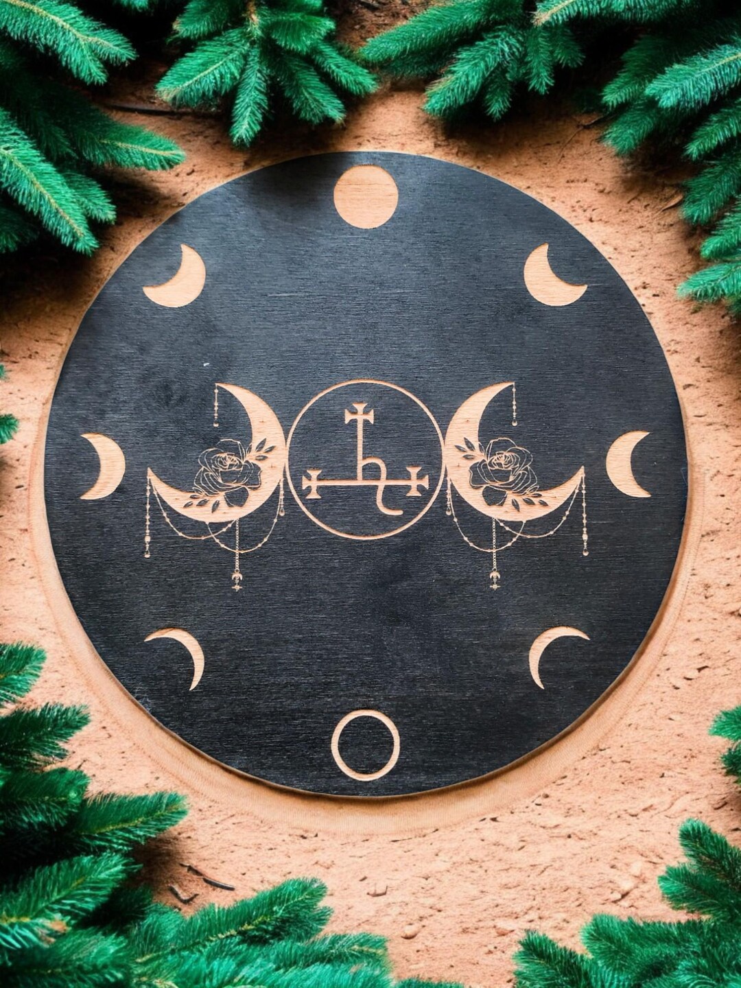 Lilith Sigil Witchcraft Altar Board,ritual Disc for Shadow Work and ...
