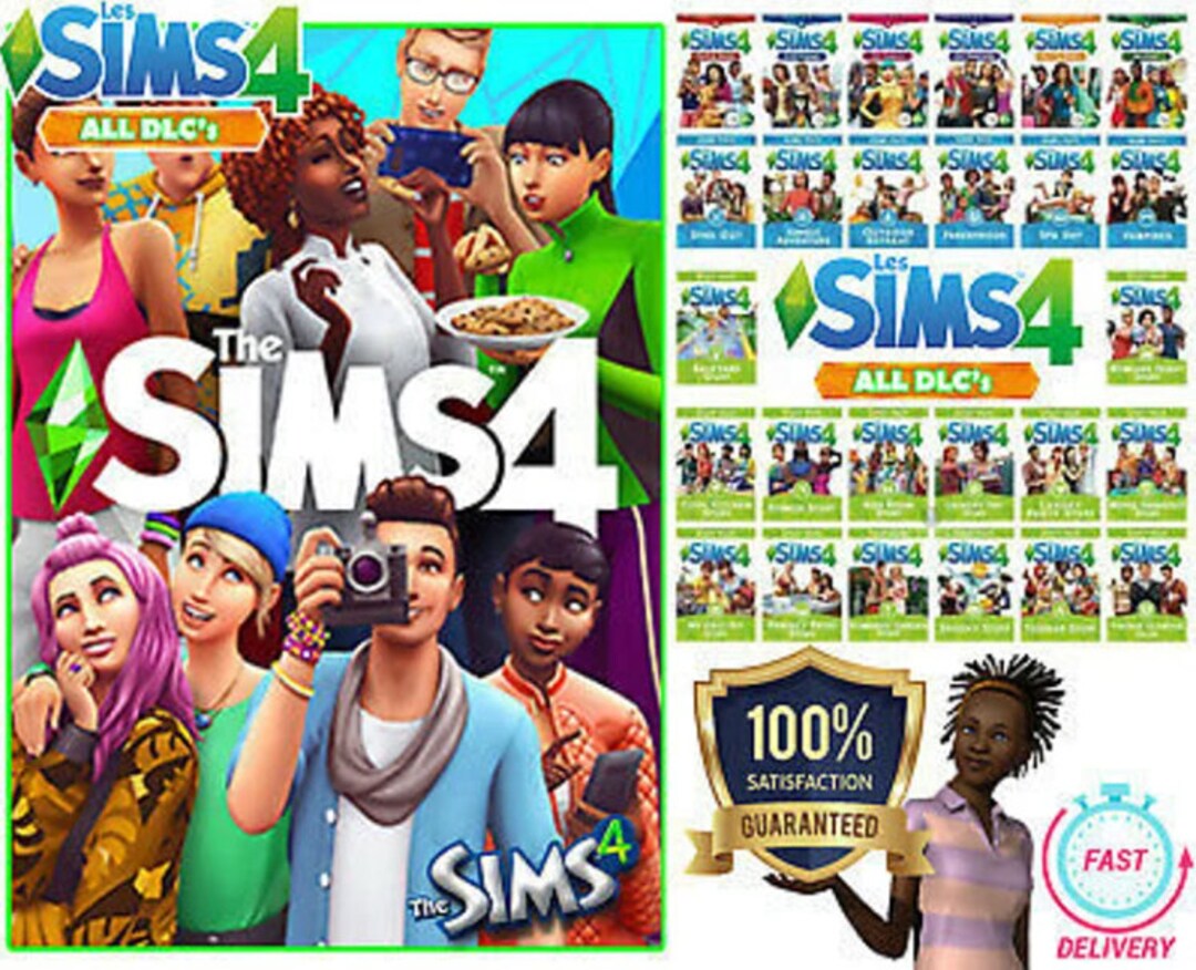 Sims 4 PC All Expansion Packs DLC for Windows Etsy UK