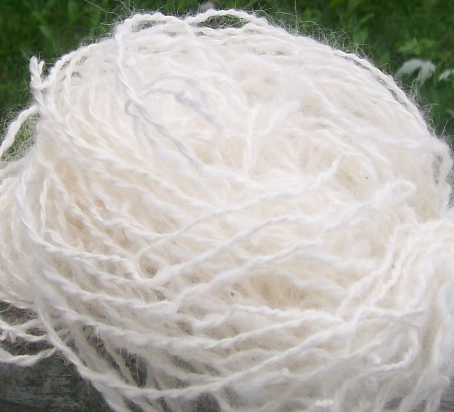 Handspun Great Pyrenees Dog Hair Yarn Etsy