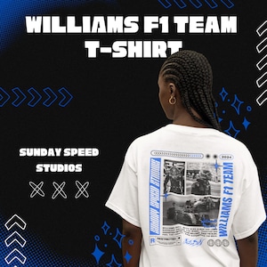 F1 WILLIAMS - albon & sargeant white t-shirt