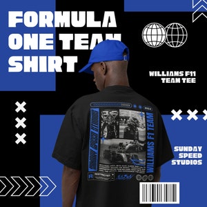 F1 WILLIAMS - T-shirt noir Albon & Sargeant
