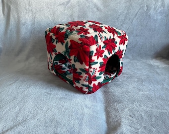 Medium Readymade Squish Foam Cube House, 10x10x8, Guinea Pig Bed, Guinea Pig House, Small Animal Bed, Senior Piggy, Arthritis