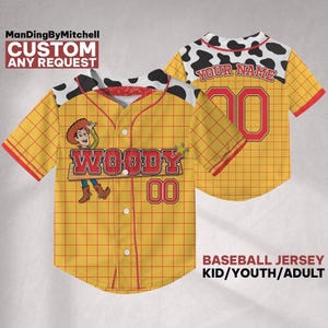 Custom Toy Story Woody Fun, Family Matching Jersey, Custom Adult Kids Disney Outfit, Perfect Gift for Toy Story Lovers