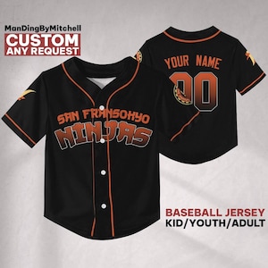 Personalized Big Hero 6 San Fransokyo Ninjas,Custom Baseball Jersey, Disneyland Family Vacation, Disney Matching Birthday Gifts