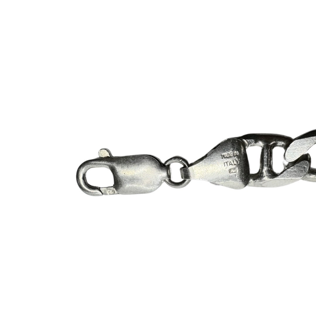 925 Solid Silver Mariner Bracelet Made in Italy - Etsy 925 Solid Silver Mariner Bracelet Made in Italy - Etsy