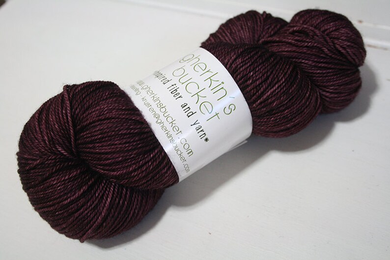 lot 904 Boudoir Smart Luxe MCN Fingering Tonal Kettle Dyed Sock Yarn Hand Dyed Sock Yarn Semisolid SW Merino Cashmere Nylon