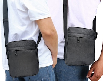 Waterproof Messenger Bag Crossbody, Unisex Shoulder Bag for Travel Work School, Lightweight Durable Utility Everyday Carry Bag