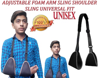 Arm Sling Support Soft Foam, Adjustable Shoulder Sling for Wrist, Elbow & Arm Injury, Fracture Recovery Support Brace