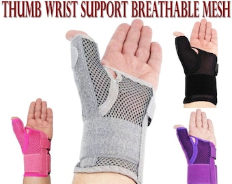 LTG PRO Thumb & Wrist Support Breathable Mesh Brace Splint Arthritis Stabilizer